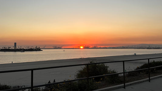 The sunset of LA