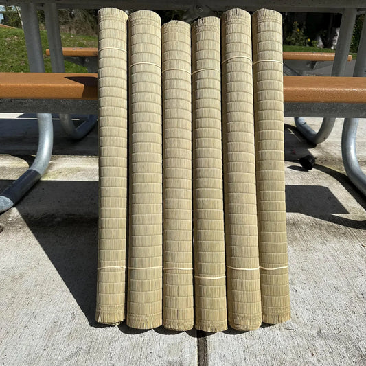 Tatami Test Cutting Roll: Authentic Tameshigiri Mat - Recycled Goza