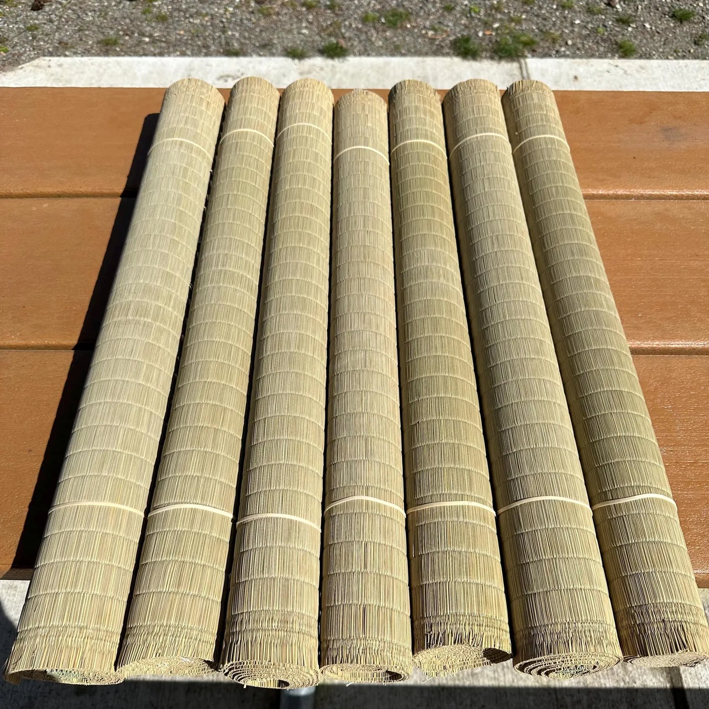 Tatami Test Cutting Roll: Authentic Tameshigiri Mat - Recycled Goza