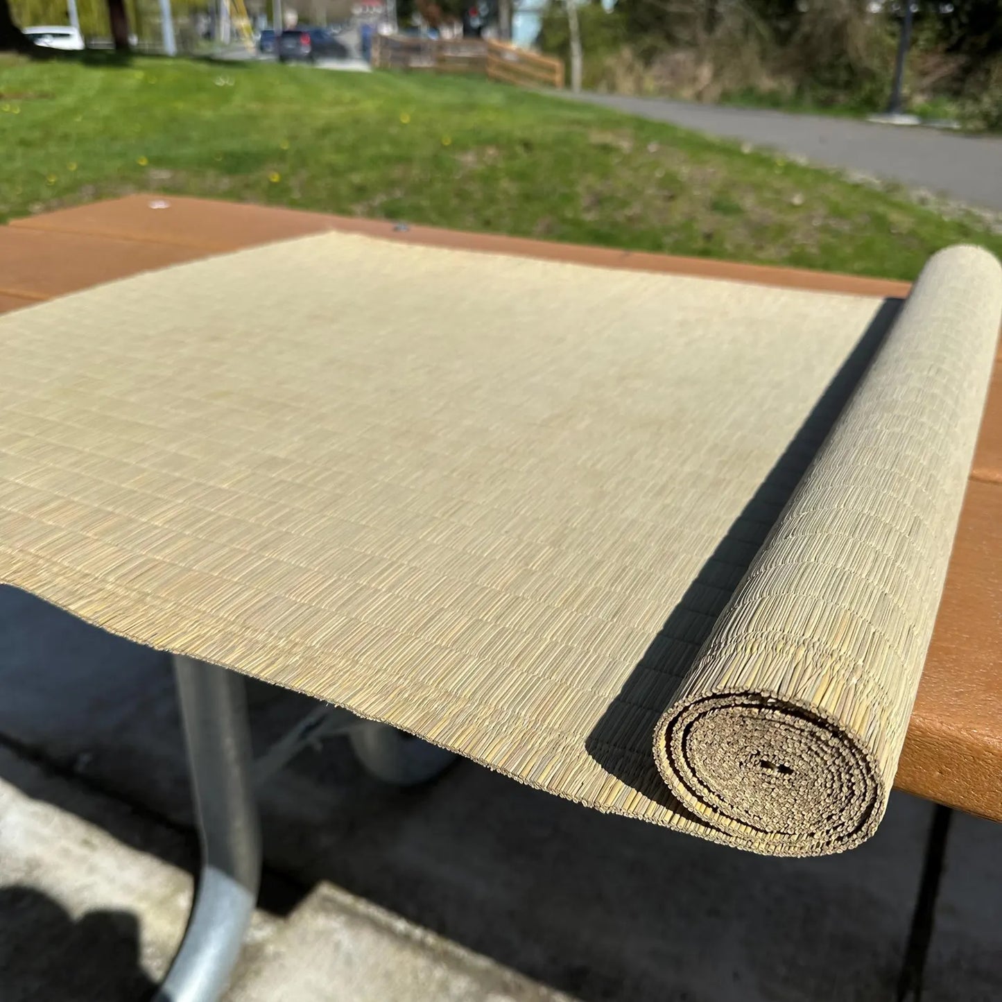 Tatami Test Cutting Roll: Authentic Tameshigiri Mat - Recycled Goza